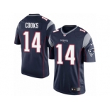 Youth Nike New England Patriots #14 Brandin Cooks Limited Navy Blue Team Color NFL Jersey