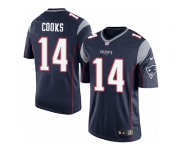 Youth Nike New England Patriots #14 Brandin Cooks Limited Navy Blue Team Color NFL Jersey