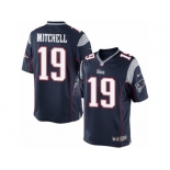 Youth Nike New England Patriots #19 Malcolm Mitchell Limited Navy Blue Team Color NFL Jersey