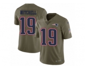 Youth Nike New England Patriots #19 Malcolm Mitchell Limited Olive 2017 Salute to Service NFL Jersey