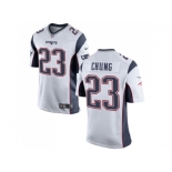 Youth Nike New England Patriots #23 Patrick Chung White Stitched NFL New Jersey