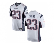 Youth Nike New England Patriots #23 Patrick Chung White Stitched NFL New Jersey