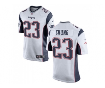 Youth Nike New England Patriots #23 Patrick Chung White Stitched NFL New Jersey