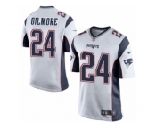 Youth Nike New England Patriots #24 Stephon Gilmore Game White NFL Jersey