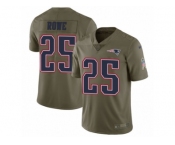 Youth Nike New England Patriots #25 Eric Rowe Limited Olive 2017 Salute to Service NFL Jersey