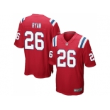 Youth Nike New England Patriots #26 Logan Ryan Red Alternate Stitched NFL Jersey