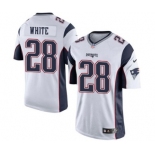 Youth Nike New England Patriots #28 James White White NFL Jersey