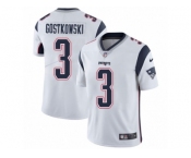 Youth Nike New England Patriots #3 Stephen Gostkowski Vapor Untouchable Limited White NFL Jersey