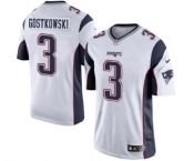 Youth Nike New England Patriots #3 Stephen Gostkowski White NFL Jersey