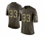 Youth Nike New England Patriots #33 Dion Lewis Green Salute to Service Jerseys