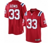 Youth Nike New England Patriots #33 Dion Lewis Red NFL Jersey