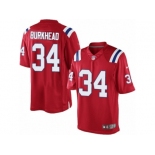 Youth Nike New England Patriots #34 Rex Burkhead Limited Red Alternate NFL Jersey