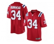 Youth Nike New England Patriots #34 Rex Burkhead Limited Red Alternate NFL Jersey