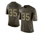 Youth Nike New England Patriots #35 Mike Gillislee Limited Green Salute to Service NFL Jersey