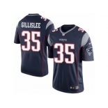 Youth Nike New England Patriots #35 Mike Gillislee Limited Navy Blue Team Color NFL Jersey