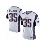 Youth Nike New England Patriots #35 Mike Gillislee Limited White NFL Jersey