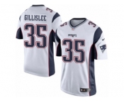 Youth Nike New England Patriots #35 Mike Gillislee Limited White NFL Jersey