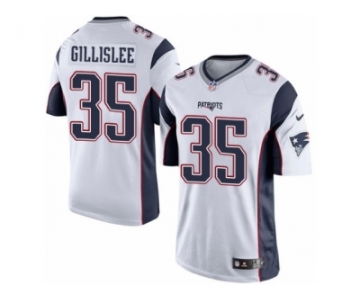 Youth Nike New England Patriots #35 Mike Gillislee Limited White NFL Jersey