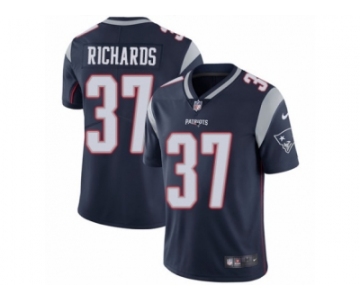 Youth Nike New England Patriots #37 Jordan Richards Vapor Untouchable Limited Navy Blue Team Color NFL Jersey