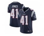 Youth Nike New England Patriots #41 Cyrus Jones Navy Blue Team Color Vapor Untouchable Limited Player NFL Jersey