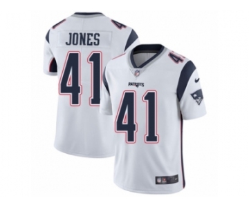 Youth Nike New England Patriots #41 Cyrus Jones White Vapor Untouchable Limited Player NFL Jersey