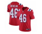 Youth Nike New England Patriots #46 James Develin Vapor Untouchable Limited Red Alternate NFL Jersey