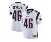 Youth Nike New England Patriots #46 James Develin Vapor Untouchable Limited White NFL Jersey