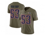 Youth Nike New England Patriots #53 Kyle Van Noy Limited Olive 2017 Salute to Service NFL Jersey