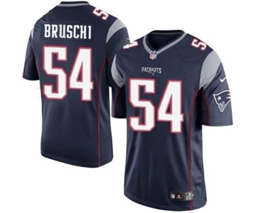 Youth Nike New England Patriots #54 Tedy Bruschi Navy Blue Team Color NFL Jersey