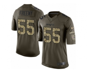 Youth Nike New England Patriots #55 Jonathan Freeny Limited Green Salute to Service NFL Jersey