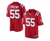 Youth Nike New England Patriots #55 Jonathan Freeny Limited Red Alternate NFL Jersey