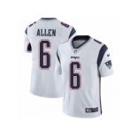 Youth Nike New England Patriots #6 Ryan Allen Vapor Untouchable Limited White NFL Jersey