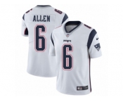 Youth Nike New England Patriots #6 Ryan Allen Vapor Untouchable Limited White NFL Jersey