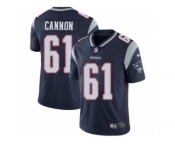 Youth Nike New England Patriots #61 Marcus Cannon Vapor Untouchable Limited Navy Blue Team Color NFL Jersey