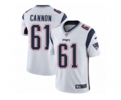 Youth Nike New England Patriots #61 Marcus Cannon Vapor Untouchable Limited White NFL Jersey