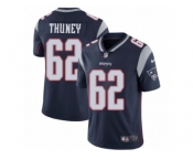 Youth Nike New England Patriots #62 Joe Thuney Vapor Untouchable Limited Navy Blue Team Color NFL Jersey