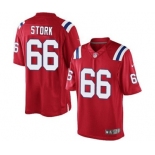 Youth Nike New England Patriots #66 Bryan Stork Red Alternate NFL Jersey