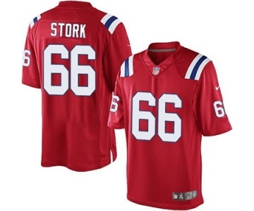 Youth Nike New England Patriots #66 Bryan Stork Red Alternate NFL Jersey