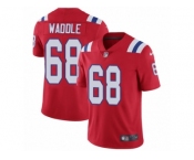 Youth Nike New England Patriots #68 LaAdrian Waddle Vapor Untouchable Limited Red Alternate NFL Jersey