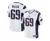 Youth Nike New England Patriots #69 Shaq Mason Limited White NFL Jersey