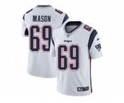 Youth Nike New England Patriots #69 Shaq Mason Vapor Untouchable Limited White NFL Jersey