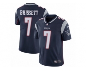 Youth Nike New England Patriots #7 Jacoby Brissett Vapor Untouchable Limited Navy Blue Team Color NFL Jersey