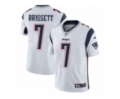 Youth Nike New England Patriots #7 Jacoby Brissett Vapor Untouchable Limited White NFL Jersey