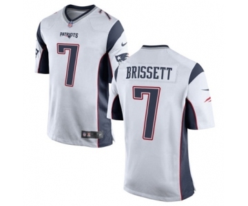 Youth Nike New England Patriots #7 Jacoby Brissett White NFL Jersey