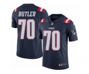 Youth Nike New England Patriots #70 Adam Butler Limited Navy Blue Rush Vapor Untouchable NFL Jersey