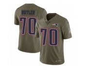 Youth Nike New England Patriots #70 Adam Butler Limited Olive 2017 Salute to Service NFL Jersey