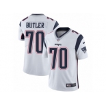 Youth Nike New England Patriots #70 Adam Butler White Vapor Untouchable Limited Player NFL Jersey