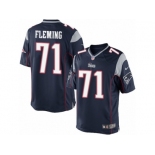 Youth Nike New England Patriots #71 Cameron Fleming Limited Navy Blue Team Color NFL Jersey