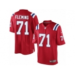 Youth Nike New England Patriots #71 Cameron Fleming Limited Red Alternate NFL Jersey