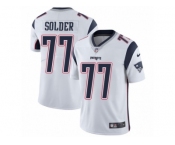 Youth Nike New England Patriots #77 Nate Solder Vapor Untouchable Limited White NFL Jersey